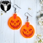 Korvakorut: Halloween - Pumpkins Earrings (4cm) (Niramuchu)