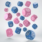Noppasetti: Crosshairs Compact - D6: Blue & pink